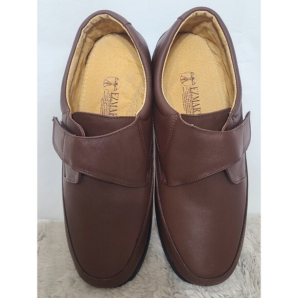 EZMART FIT Brown  Dress Shoes Skid Resistant Adjustable Strap 12.5 Inches main image 10